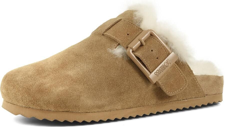 Colors of California Klompen FURRY SABOT REAL SHEEPSKIN - Foto 2