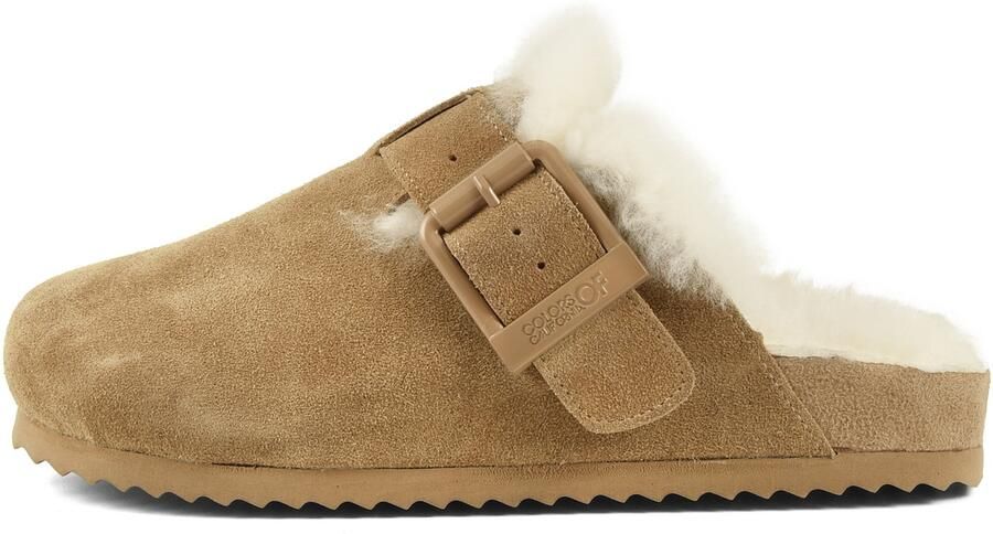 Colors of California Klompen FURRY SABOT REAL SHEEPSKIN - Foto 3