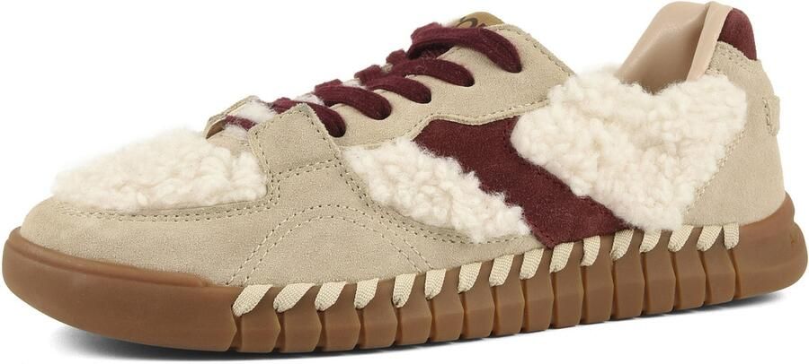 COLORS OF CALIFORNIA Sneakers laag beige crème bourgogne