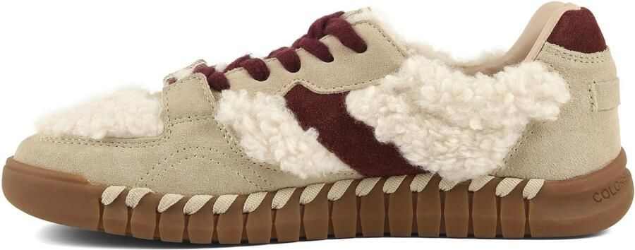 COLORS OF CALIFORNIA Sneakers laag beige crème bourgogne - Foto 4