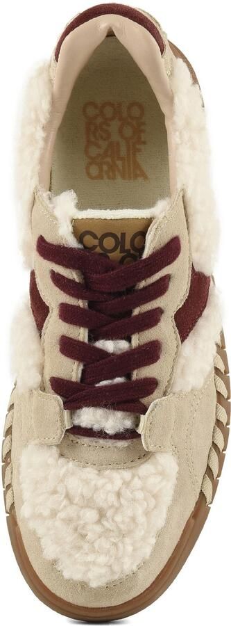 COLORS OF CALIFORNIA Sneakers laag beige crème bourgogne - Foto 6