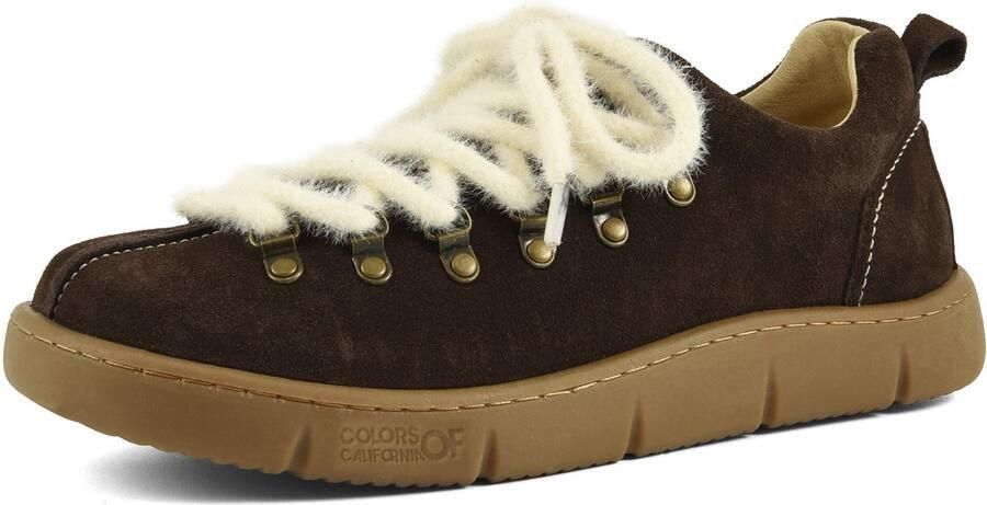 COLORS OF CALIFORNIA Sneakers laag chocoladebruin