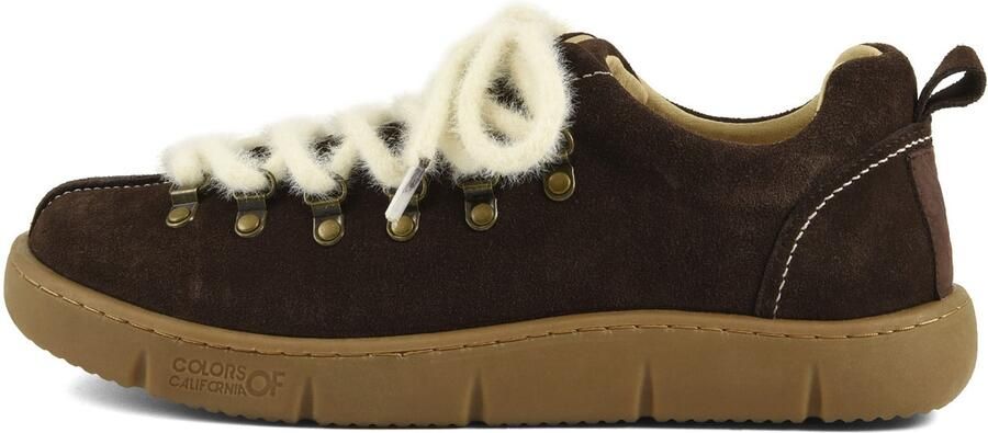 COLORS OF CALIFORNIA Sneakers laag chocoladebruin - Foto 4