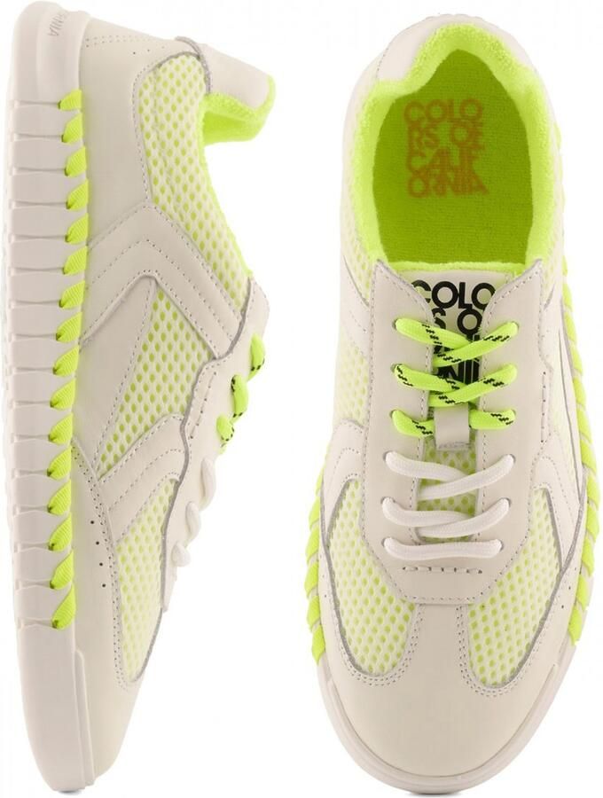 COLORS OF CALIFORNIA Sneakers laag crème lichtgeel - Foto 2