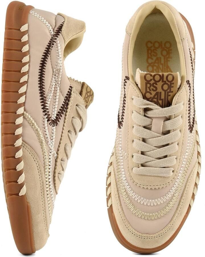 COLORS OF CALIFORNIA Sneakers laag sand bruin - Foto 2