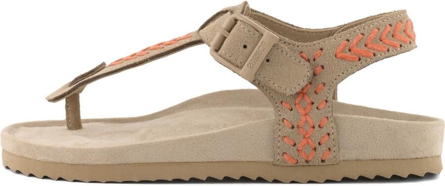 COLORS OF CALIFORNIA Teenslipper stone grey oranje - Foto 4
