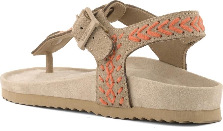 COLORS OF CALIFORNIA Teenslipper stone grey oranje - Foto 2