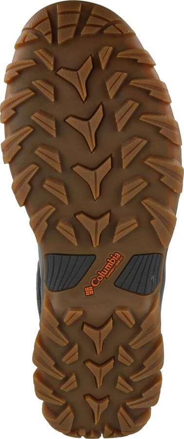 Columbia NEWTON RIDGE™ PLUS II SUEDE WP Heren Wandelschoenen Dark Grey Gold Amber - Foto 4