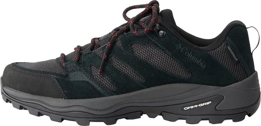 Columbia REDMOND™ IV LOW WATERPROOF Heren Wandelschoenen Black Mountain Red - Foto 4