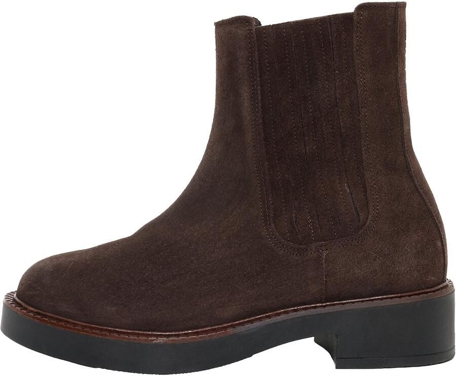 COMMA Chelsea boots donkerbruin
