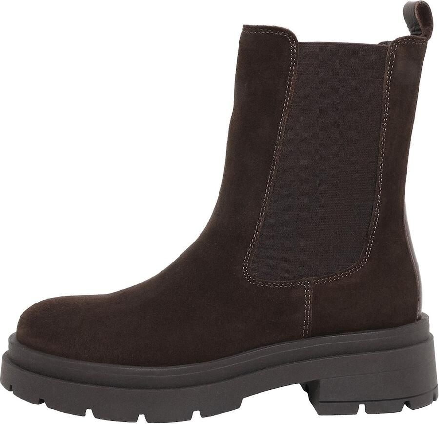 COMMA Chelsea boots donkerbruin