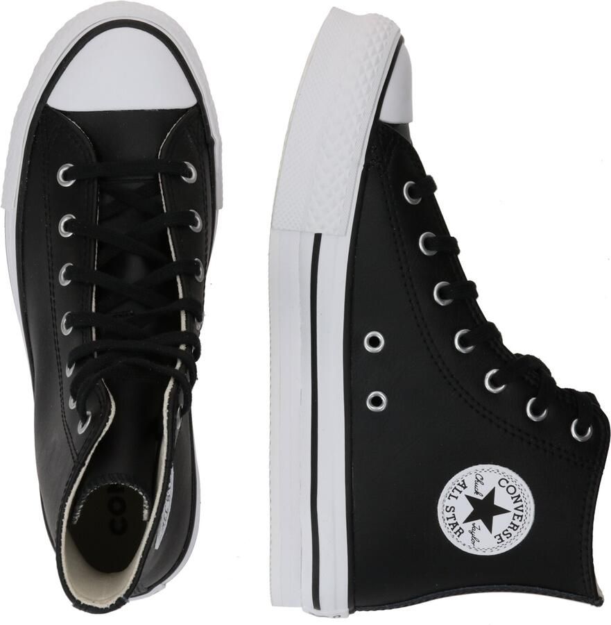 Converse Chuck Taylor All Star Eva Lift Leather Chuck Taylor in zwart formaten: 37.5 - Foto 4