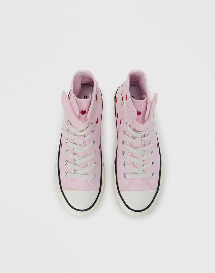 Converse Chuck Taylor All Star Hi Valentine's Day Children Roze Kind Roze - Foto 3
