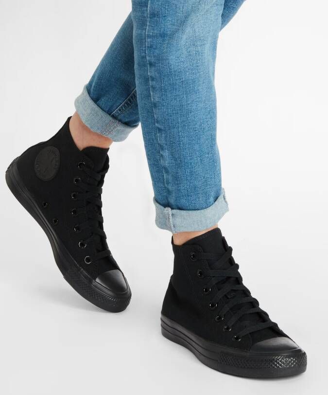 Converse Chuck Taylor All Star High Heren Schoenen Black Textil Foot Locker - Foto 8
