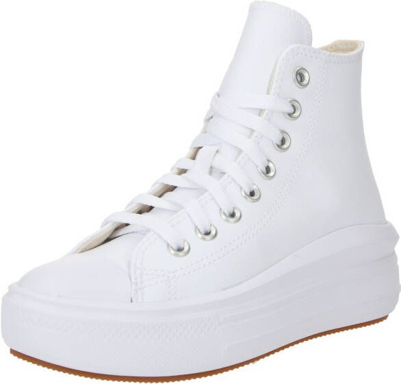 Converse CHUCK TAYLOR ALL STAR MOVE PLATFORM FUNDATIONAL LEATHER Wit - Foto 5