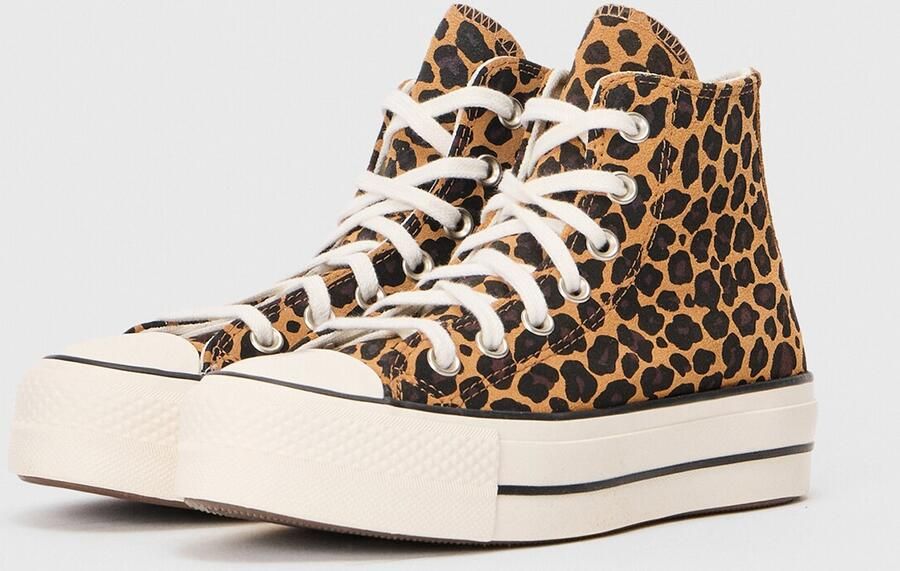CONVERSE Sneakers hoog 'Ctas Lift' cappuccino donkerbruin zwart - Foto 10