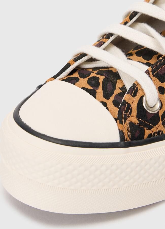 CONVERSE Sneakers hoog 'Ctas Lift' cappuccino donkerbruin zwart - Foto 11