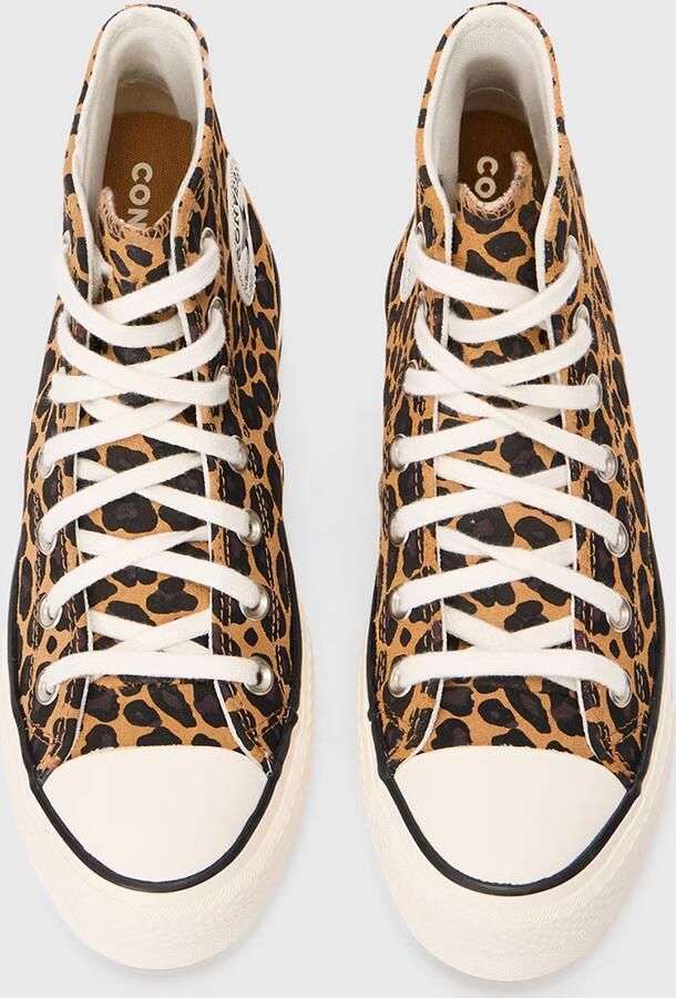 CONVERSE Sneakers hoog 'Ctas Lift' cappuccino donkerbruin zwart - Foto 12