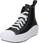 Converse Chuck Taylor All Star Move Platform Leather Fashion sneakers Schoenen black black white maat: 37 beschikbare maaten:37 39 38.5 40 - Thumbnail 3