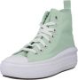 Converse allstars Converse Junior Chuck Taylor All Star Move Platform sneaker van canvas Licht groen - Thumbnail 4