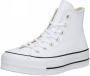 Converse Chuck Taylor All Star Platform High Leather Dames Schoenen White Textil Foot Locker - Thumbnail 9