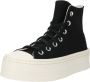 Converse Chuck Taylor All Star Lift Platform Hoge sneakers Dames Zwart - Thumbnail 2