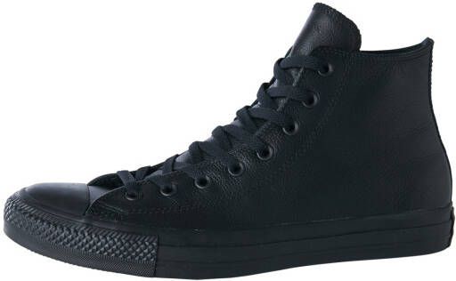 Converse Chuck Taylor All Star Leather Sneaker hoog gekleed Heren Zwart;Zwarte Black Monochrome - Foto 5