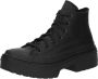 Converse Chuck Taylor All Star Lugged Heel Hi Sneakers Leren Sneaker Dames Zwart - Thumbnail 4