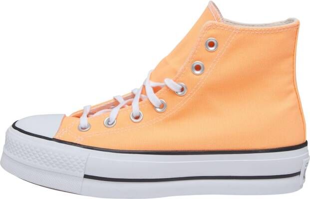 Converse Oranje Hoge Sneakers Taylor All Star Lift Hi Orange Dames - Foto 5