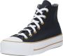 Converse Chuck Taylor All Star Lift Platform Hoge sneakers Dames Blauw - Thumbnail 3