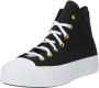 Converse Chuck Taylor All Star Lift Platform Hoge sneakers Dames Zwart - Thumbnail 2