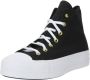 Converse Chuck Taylor All Star Lift Platform Hoge sneakers Dames Zwart - Thumbnail 3