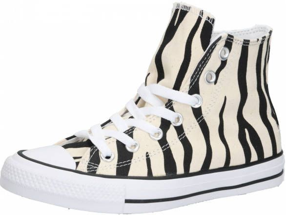 Converse Chuck Taylor All Star Hi sneakers met zebraprint zwart/ecru -  Schoenen.nl