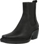 Copenhagen Shoes Stijlvolle Zwarte Enkellaarzen Aw23 Black Dames - Thumbnail 3