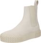 Copenhagen Shoes Stijlvolle Platform Chelsea Laarzen White Dames - Thumbnail 2
