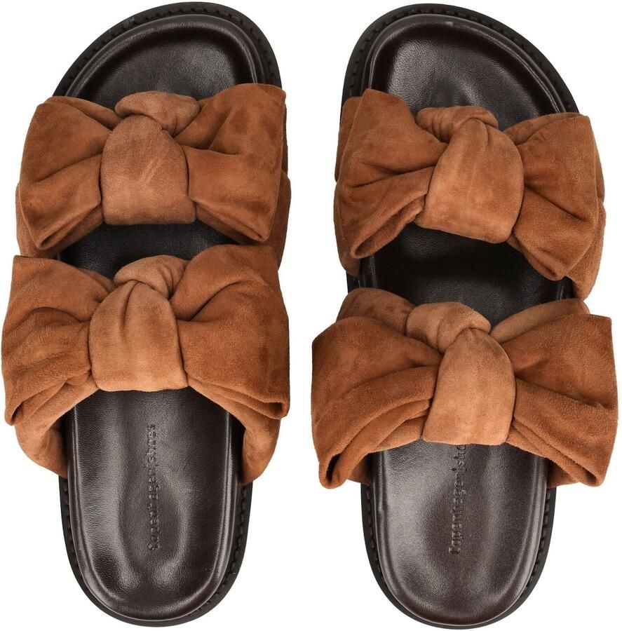 Copenhagen Shoes SUMMER DREAM SUEDE CS8399 Dames slippers Bruin - Foto 5
