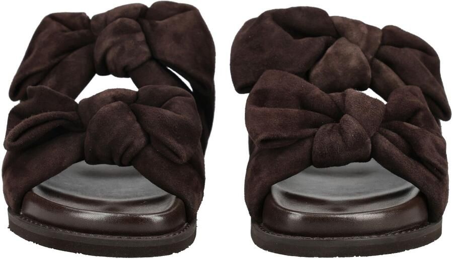Copenhagen Shoes suède slippers donkerbruin - Foto 3