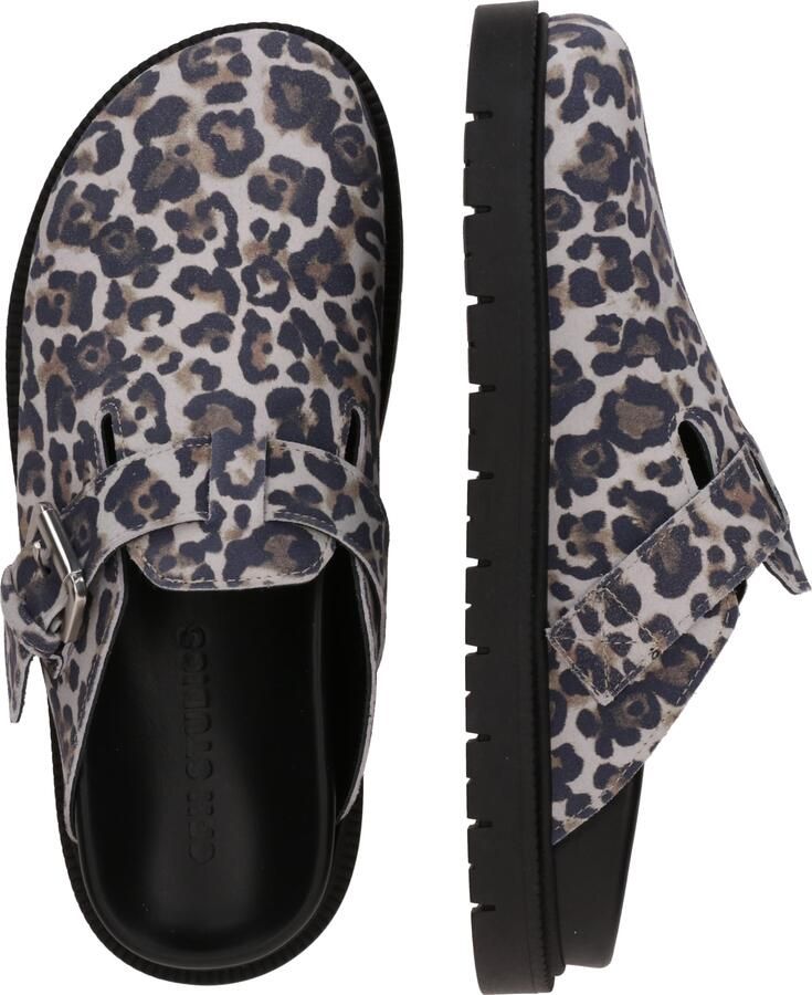 Copenhagen Studios Clogs '700' crème brokaat donkerbruin - Foto 2