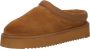 Copenhagen Shoes Suede Cognac Pantoffels Brown - Thumbnail 2