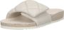 Copenhagen Studios Stijlvolle leren slipper met motief Beige Dames - Thumbnail 4