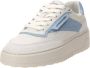 Copenahgen studios Copenhagen Studios dames sneaker Charente wit blauw leder - Thumbnail 5