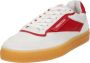 Copenhagen Studios heren sneaker Villeneuve wit rood leder - Thumbnail 2