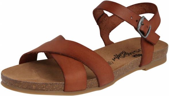 COSMOS COMFORT sandalen met riem Kastanjebruin