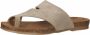 COSMOS 6106703 Volwassenen Platte sandalen Taupe - Thumbnail 2