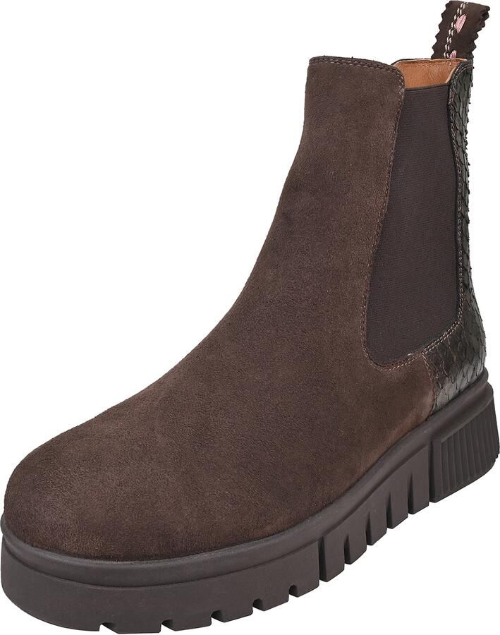 Crickit Naelle Damesboots Chocolade-Metallic