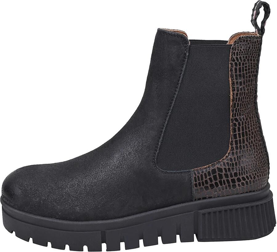 Crickit Naelle Damesboots Zwart-Kroko - Foto 2