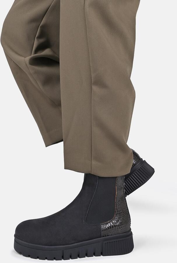 Crickit Naelle Damesboots Zwart-Kroko - Foto 5