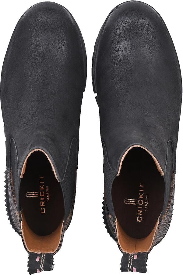 Crickit Naelle Damesboots Zwart-Kroko - Foto 6