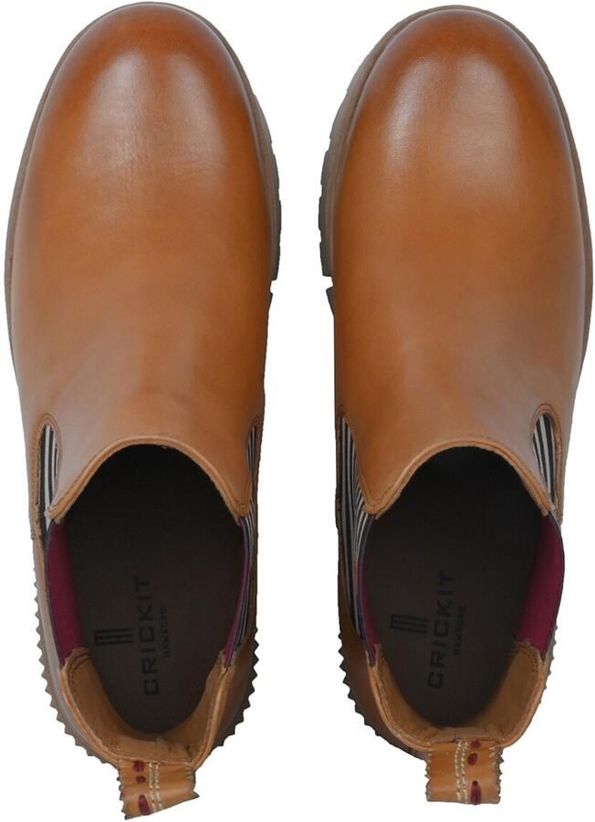 Crickit Chelsea boots 'NAELLE' cognac gemengde kleuren - Foto 6