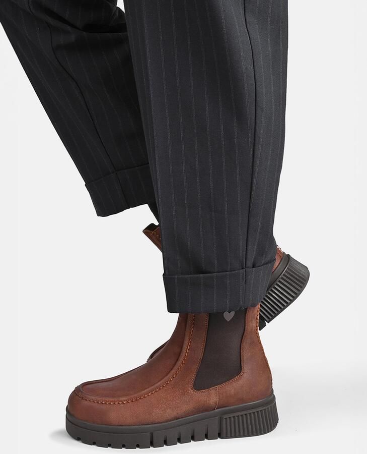 Crickit Chelsea boots 'Uldina' donkerbruin - Foto 3